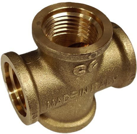 Bugatti Female Cross Fitting Brass 1/2" 2303