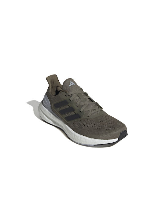 Pureboost 23 Herren Sportschuhe Laufen Olive