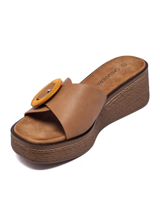 Platforme Dama Tabac Maro