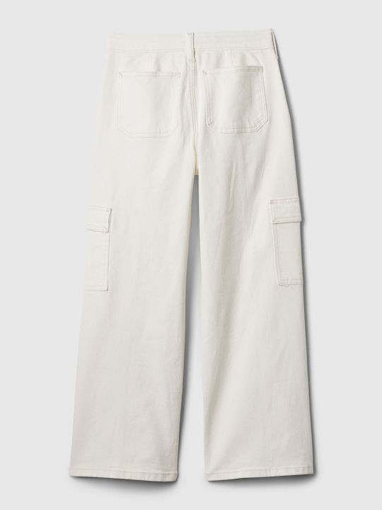 GAP Παιδικό Τζιν Παντελόνι white denim