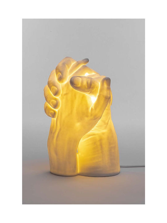 Seletti Decorative Lamp with Socket for Bulb E14 White