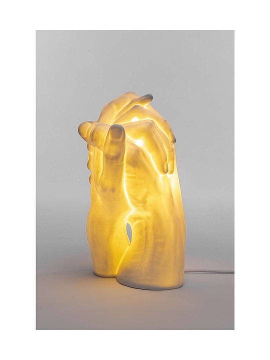 Seletti Decorative Lamp with Socket for Bulb E14 White