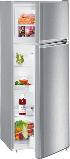 Liebherr Ψυγείο Δίπορτο 234lt Υ140.1xΠ55xΒ63εκ. Inox CTele 2531