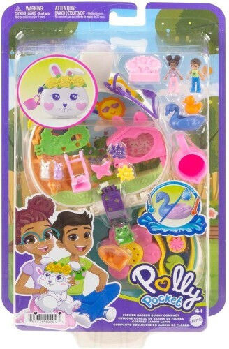 Mattel Grădina Cu Flori Iepuraș Compact Polly Pocket Set Iepuraș Pentru 4+ Ani (Diverse Modele)