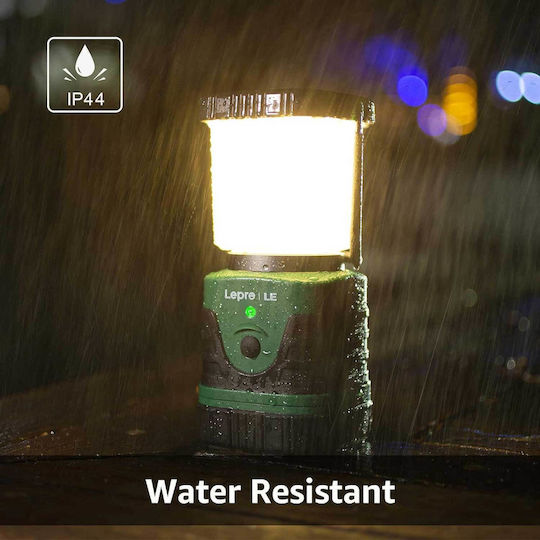 Lighting Ever 3300008 Portable Led Lantern Rechargeable for Camping Waterproof with Flashlight & Powerbank 1000lm 75W White