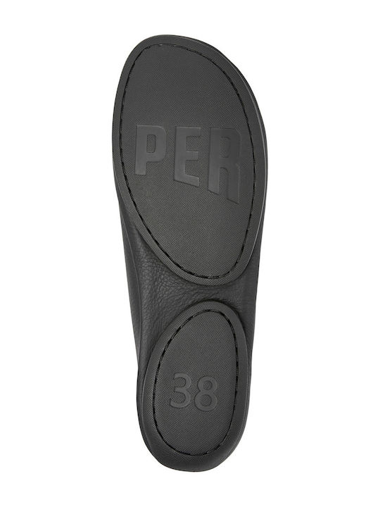 Leather Ballerinas Right Nina Black