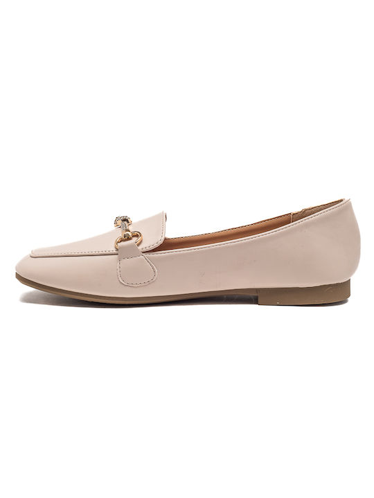 Cassandra Women's Moccasins in Beige Color