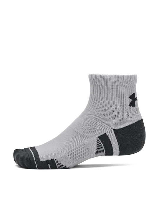 Under Armour Ua Performance Tech Running Socks Gray 3 Pairs