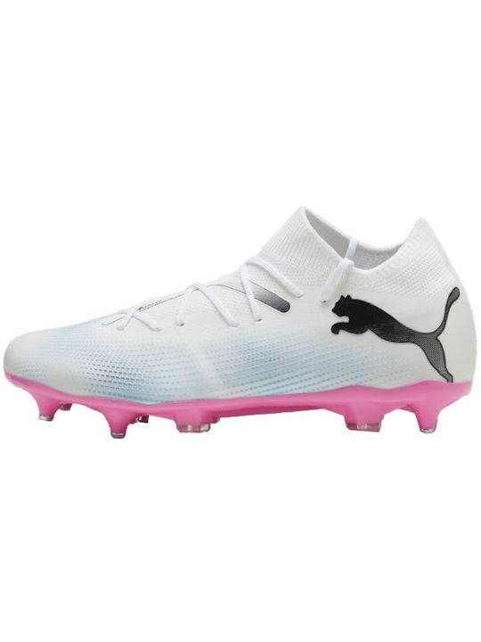 PUMA Future 7 Match Ghete Fotbal Cu Crampoane MxSG Bej