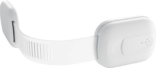 Sipo Cabinet & Drawer Lock with Sticker made of Plastic in White Color 6pcs