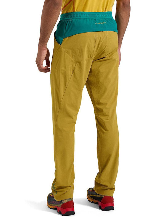 La Sportiva Ανδρικό Μακρύ Παντελόνι Πεζοπορίας Κίτρινο