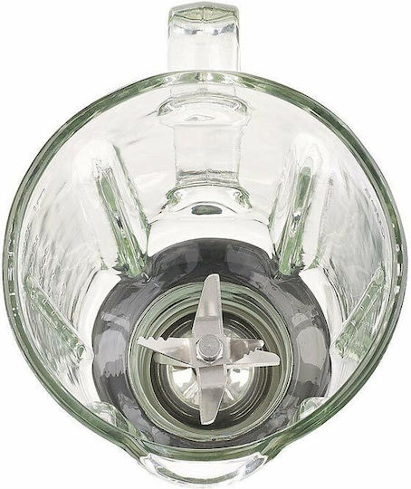 Homstar Μπλέντερ με Γυάλινη Κανάτα 1.5 lt 1000W Ασημί HS-GIB 1.5