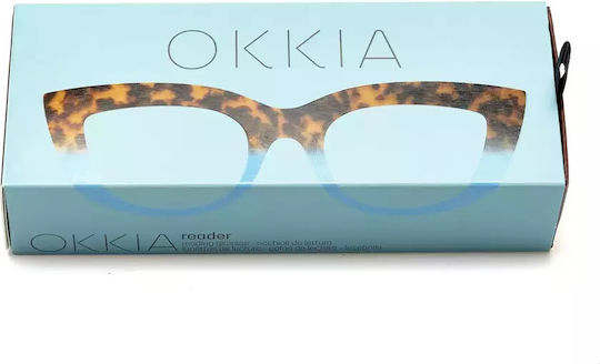 Okkia Γυναικεία Γυαλιά Πρεσβυωπίας +1.50 σε Μπλε χρώμα OK023HB