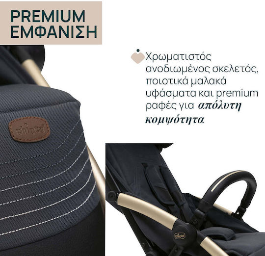Chicco Goody Baby Stroller Suitable for Newborn Dark Shadow 6.9kg