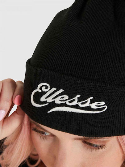 Sciole Beanie Γυναικείος Σκούφος Πλεκτός σε Μαύρο χρώμα