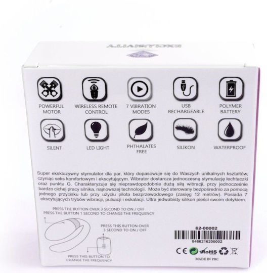 Boss Of Toys Vibrator for Couples with Remote Control Purple