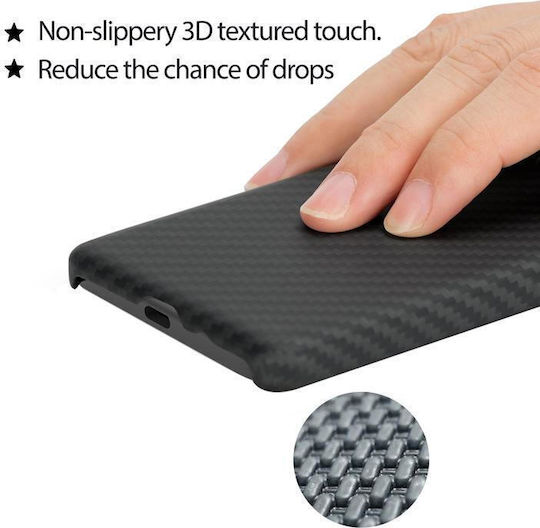 Pitaka Kevlar Body 0.65mm Back Cover Aramid Fiber 0.65mm Magnetic Black (Google Pixel 2)