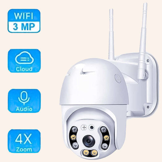 IP Cameră de Supraveghere Wi-Fi Full HD+ 3MP Rezistentă la apă cu Lentilă 3.6mm