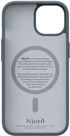 Njord Back Cover Tesatura 2mm Gri (iPhone 15)