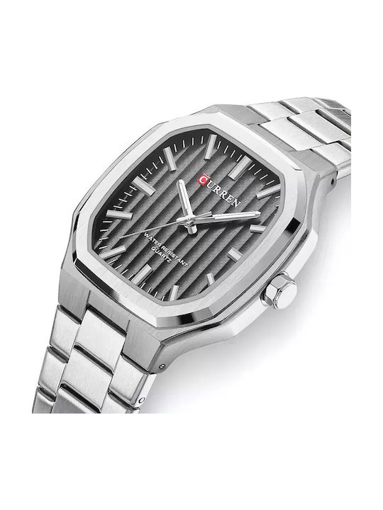 Curren Men's Watch 37mm Battery with Black Metal Bracelet