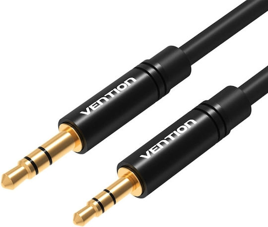 Vention Vention 3.5mm Jack Cable - 3.5mm Male to 3.5mm Male Black Length 2m