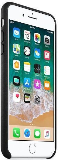 Apple Back Cover Leather Black (iPhone 6/6s Plus)