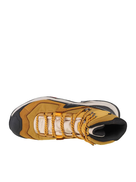 Salomon Quest Element Men's Hiking Waterproof Boots With Gore-Tex Membrane Cumin / Bleached Sand / Saffron