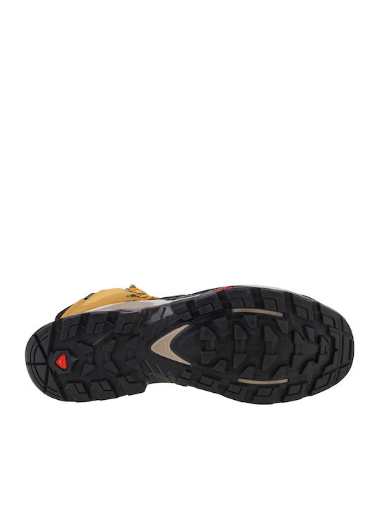 Salomon Quest Element Men's Hiking Waterproof Boots With Gore-Tex Membrane Cumin / Bleached Sand / Saffron