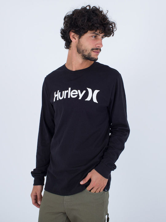 Hurley Everyday O T-shirt Bărbătesc cu Mânecă Scurtă Negru