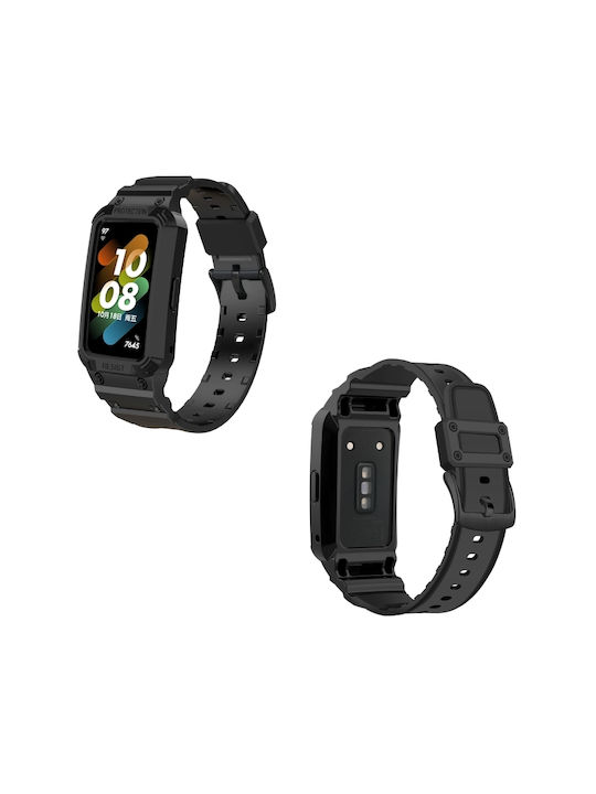 Curea Silicon Negru (Huawei Band 7)