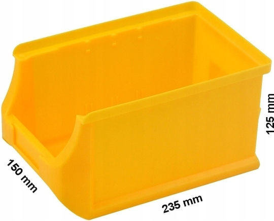 Allit Γλάστρα Πλαστική Κίτρινη 23.5x15x12.5εκ.