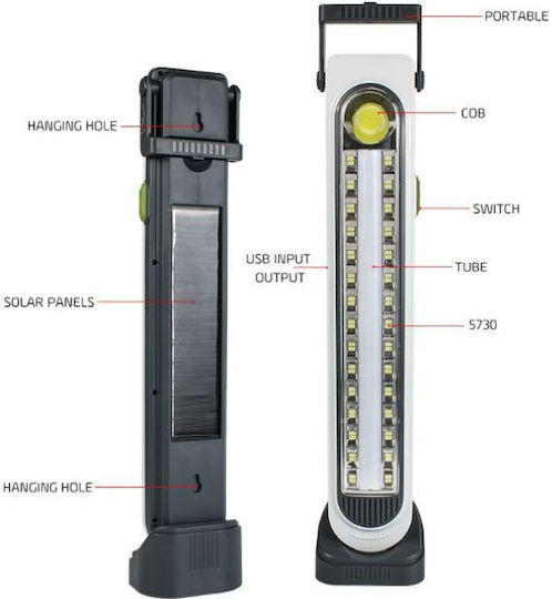 Aerbes Solar Light Floor with Photocell 8.5cmx6cmx49cmcm