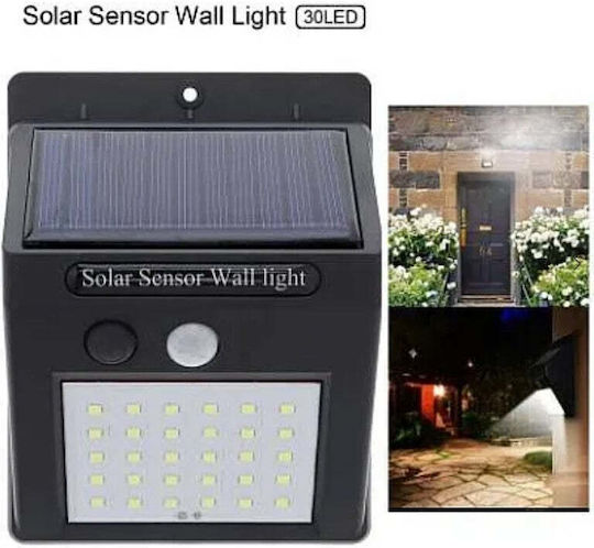 Lampă Solară Stradală 0.55W cu Senzor de Mișcare și Fotocelulă