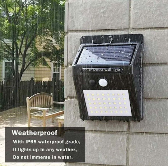 Lampă Solară Stradală 0.55W 120lm cu Senzor de Mișcare și Fotocelulă