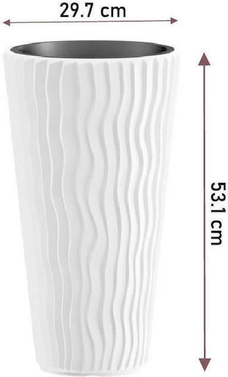 Prosperplast Plant Pot Plastic Brown Prosperplast Plant Pot Plastic Brown