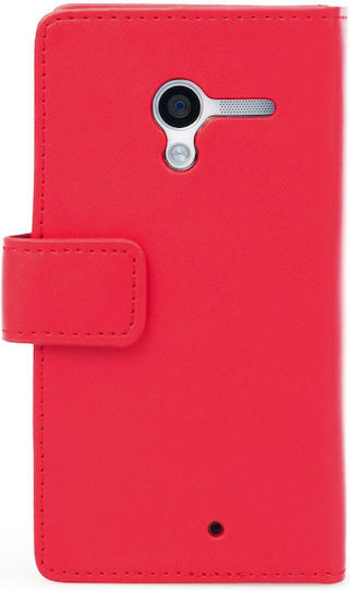 YouSave Accessories Leather-Effect Wallet Case Red (Moto X) Червен