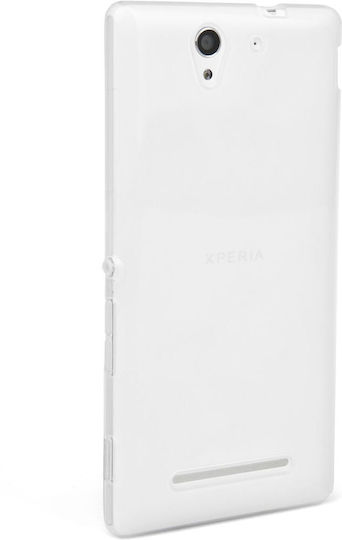 YouSave Accessories Hard Case Crystal Clear (Xperia C3) Back Cover Σιλικόνης Διάφανο (Realme C3)