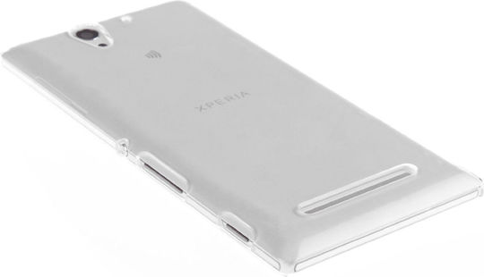YouSave Accessories Hard Case Crystal Clear (Xperia C3) Back Cover Σιλικόνης Διάφανο (Realme C3)