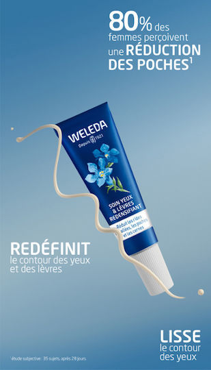 Weleda Blue Gentian & Edelweiss Augencreme gegen Hautalterung, Augenringe & Tränensäcke 10 ml