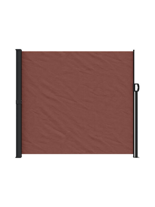 vidaXL Terrace Sideway Sunshade Roller Brown 6x1.8cm