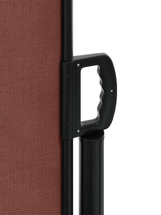 vidaXL Terrace Sideway Sunshade Roller Brown 6x1.8cm