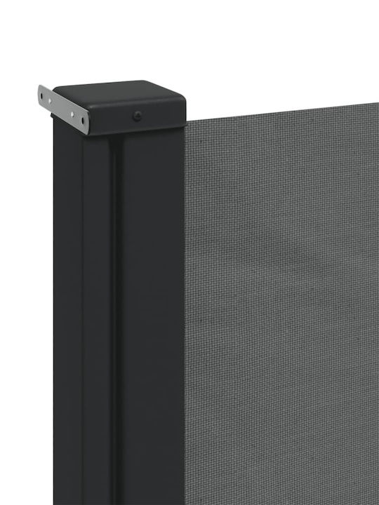 vidaXL Πλαϊνό Ρολό Σκίασης Βεράντας Γκρι 1x3m