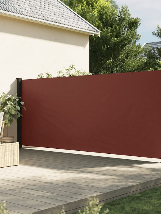 vidaXL Terrace Sideway Sunshade Roller Brown 6x1.8cm
