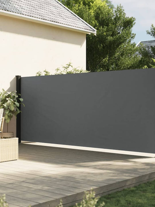 vidaXL Terrace Sideway Sunshade Roller Gray 1.6x3cm