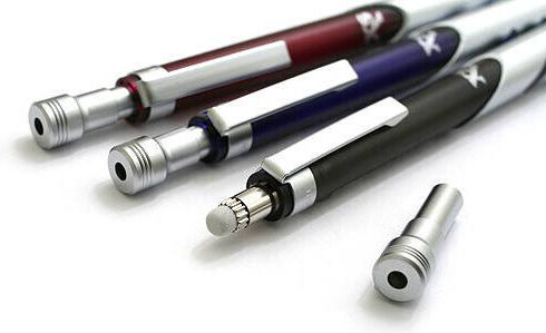 Pentel Μηχανικό Μολύβι Σχεδίου από Αλουμίνιο 0.5mm 1τμχ Κόκκινο