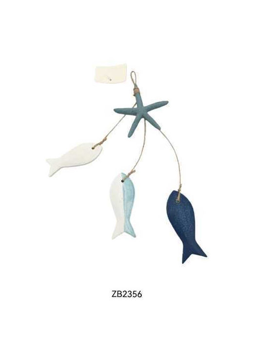 3D Hanging Wall Decor Souvenir Starfish Handmade from Wood Various Designs