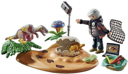 Playmobil Динозаври Гнездо на Стегозавър и Крадец на Яйца за 4-10 години
