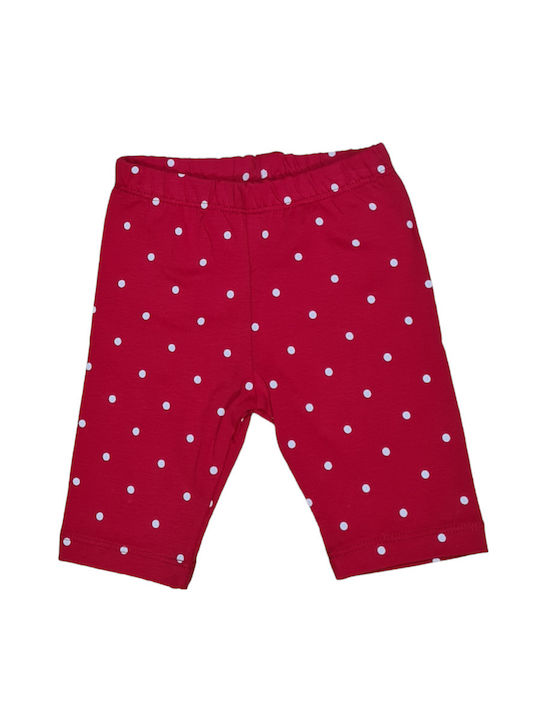 Nek Kids Wear Kids Set with Leggings Summer 2pcs Red