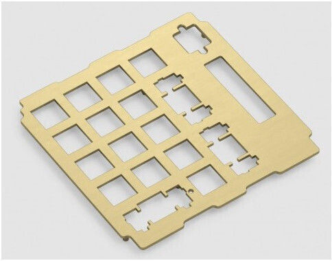 Glorious Numpad Switch Plate Brass Glo-acc-np-sp-b