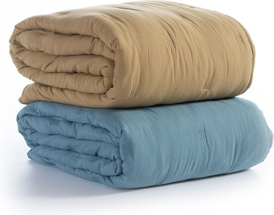 Nef-Nef Homeware Marven Покривало Кингсайз Микрофибър Петрол 230x240см